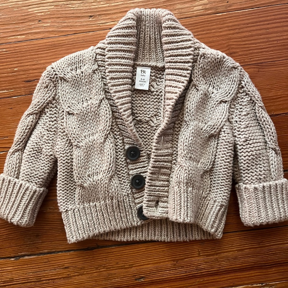 Banana Republic Chinky Knit Baby Cardigan